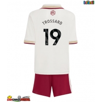 Camisa de Futebol Arsenal Leandro Trossard #19 Equipamento Alternativo Infantil 2025-26 Manga Curta (+ Calças curtas)